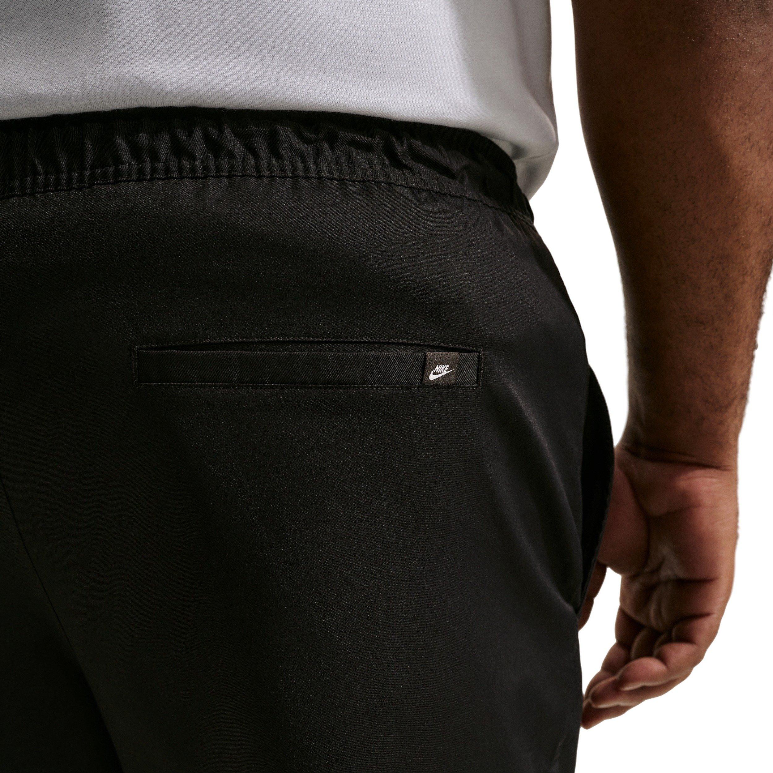 Nike Men's Club Woven Tapered Pants - BLACK Thumbnail View 8