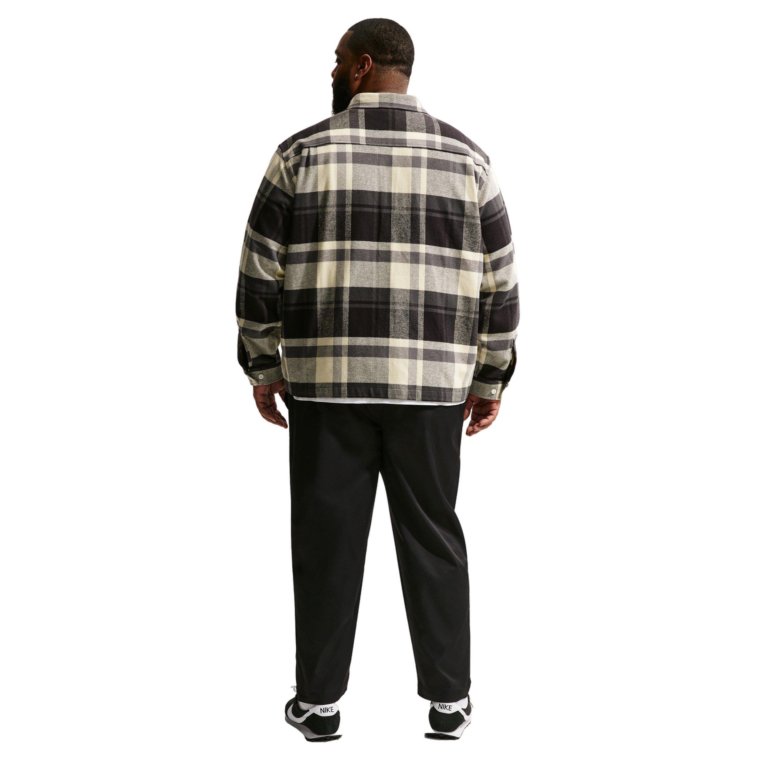 Nike Men's Club Woven Tapered Pants - BLACK Thumbnail View 10