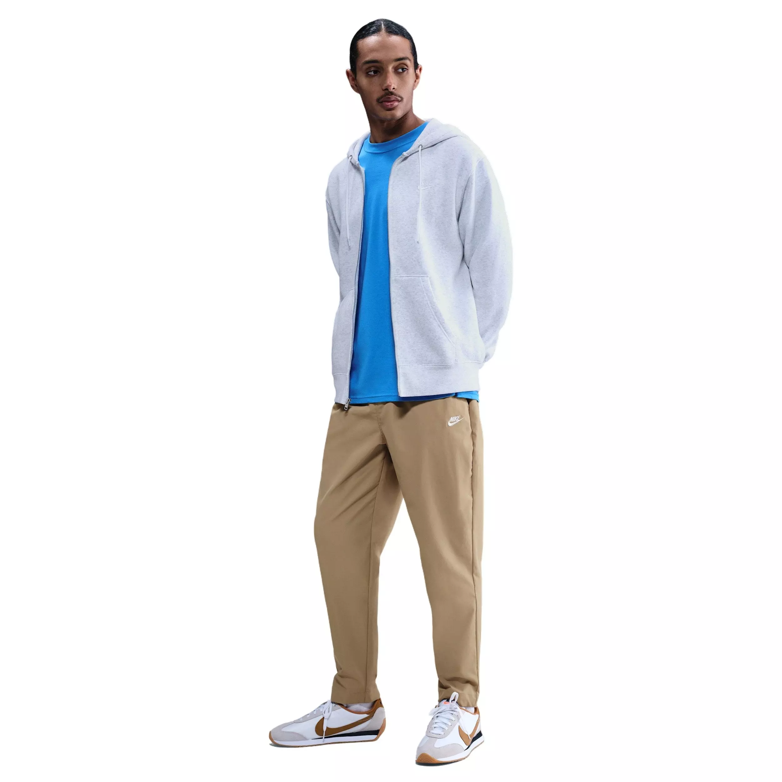 Nike Men's Club Woven Tapered Pants - BEIGE
