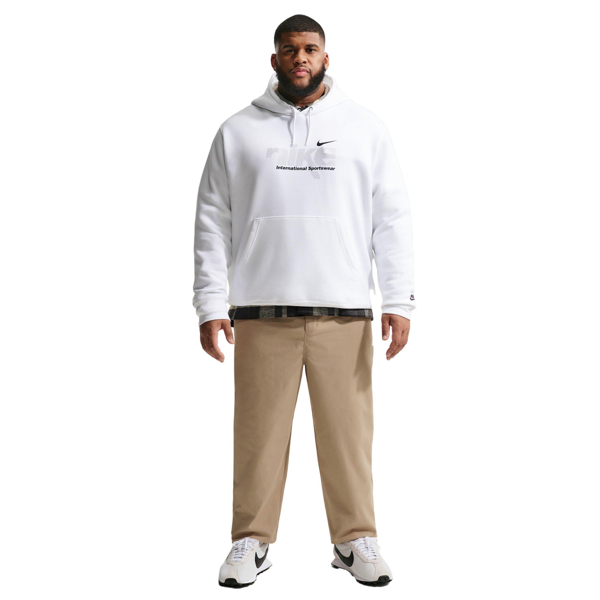Nike Men's Club Woven Tapered Twill Pants - BEIGE Thumbnail View 6