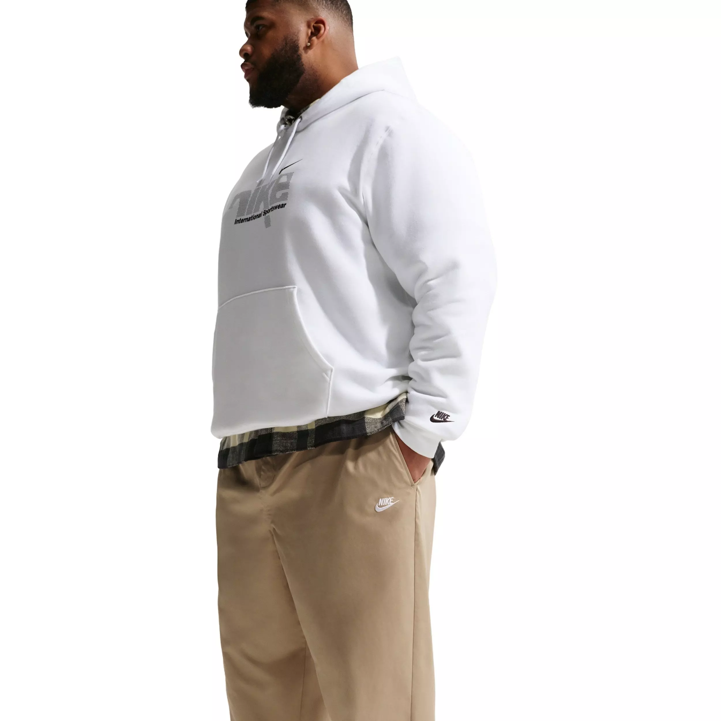 Nike Men's Club Woven Tapered Pants - BEIGE