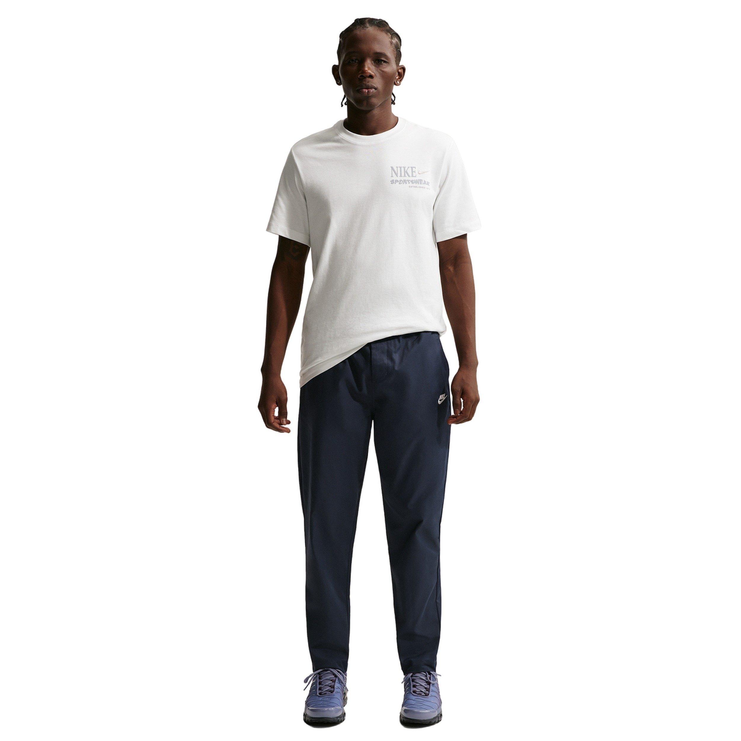 Nike Men's Club Woven Tapered Pants - BLUE Thumbnail View 4