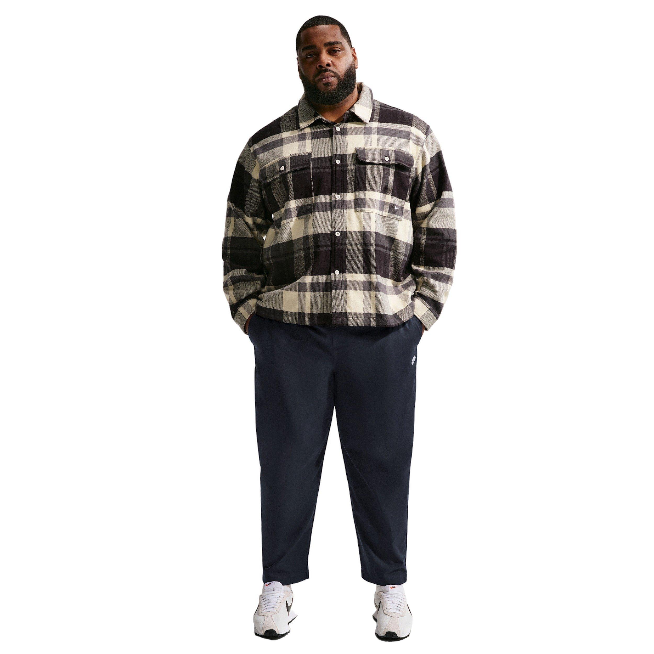 Nike Men's Club Woven Tapered Pants - BLUE Thumbnail View 6