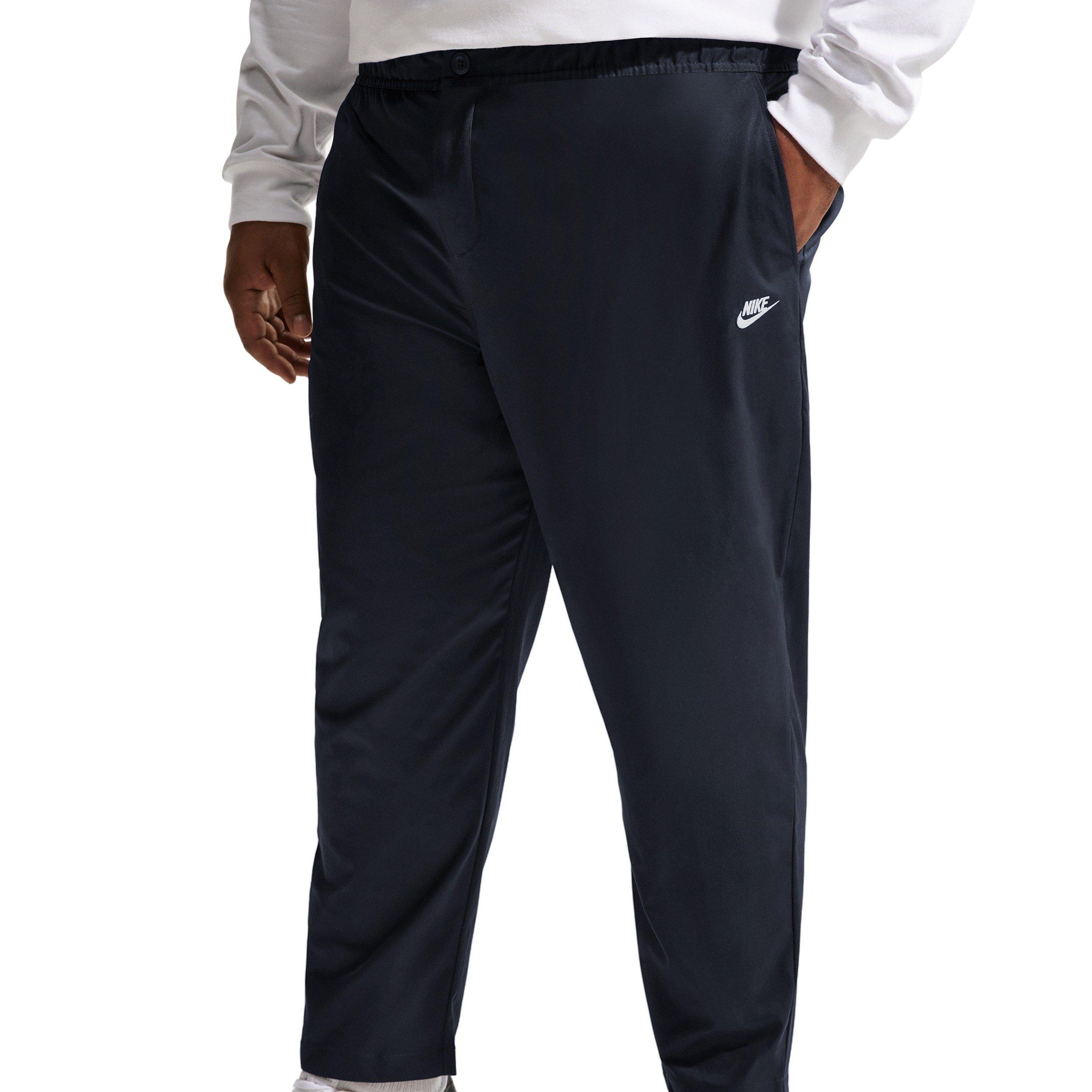 Nike Men's Club Woven Tapered Twill Pants - BLUE Thumbnail View 7