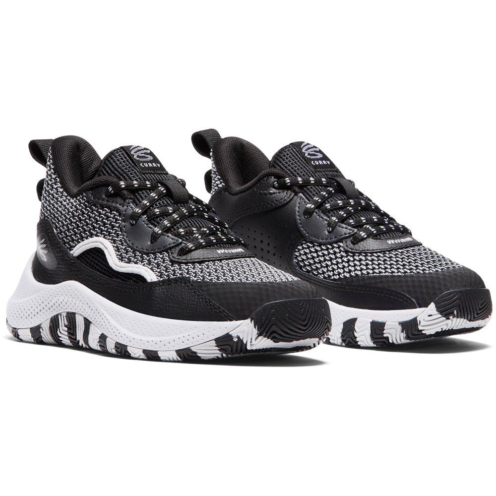 Under Armour Curry 3Z 24 Preschool Boys' "Black/Halo Grey" Basketball Shoe