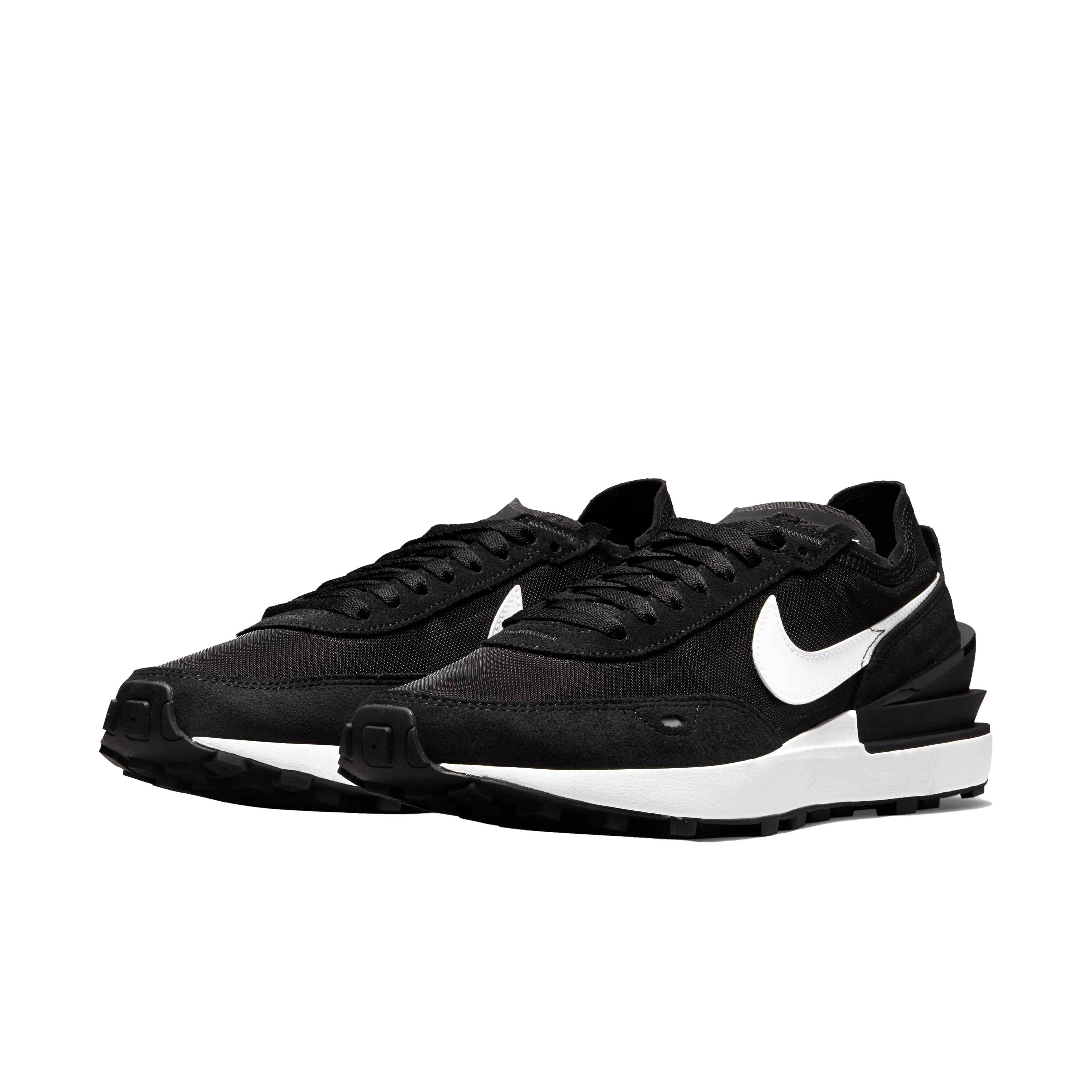 Nike Waffle One "Black/White-Orange" Women's Shoe - BLACK Thumbnail View 5