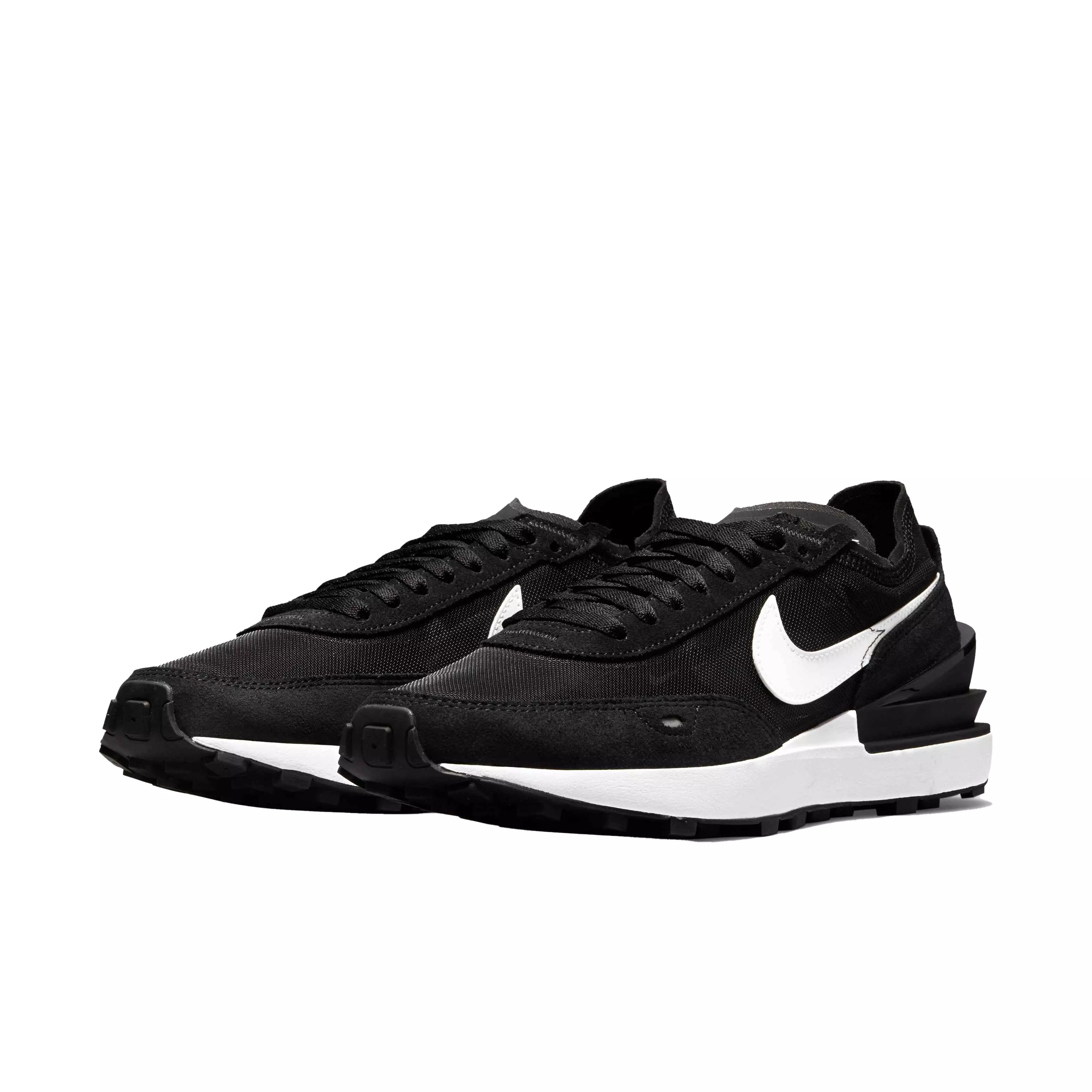 Nike Waffle One "Black/White-Orange" Women's Shoe - BLACK