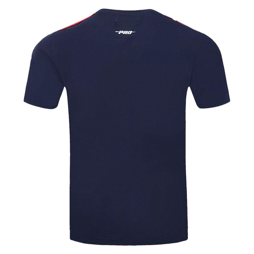 Pro Standard Men's MLB Cleveland Guardians Retro Classic Single Jersey Striped Tee - Navy/Red - NAVY/RED Thumbnail View 2