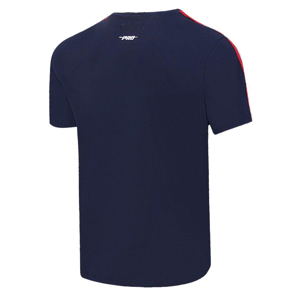 Pro Standard Men's MLB Cleveland Guardians Retro Classic Single Jersey Striped Tee - Navy/Red - NAVY/RED Thumbnail View 4