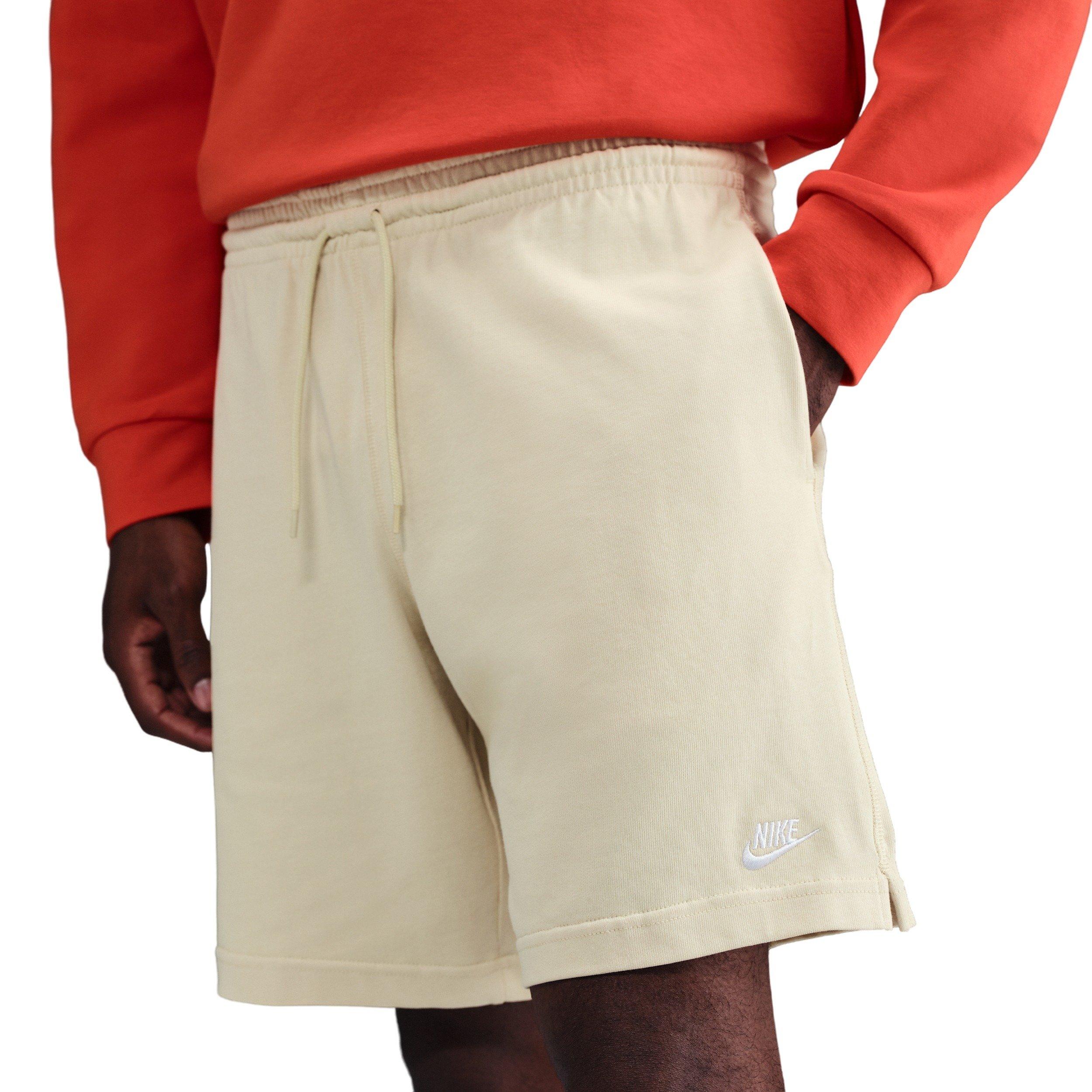 Nike Men's Club Knit Shorts -Khaki - KHAKI Thumbnail View 1