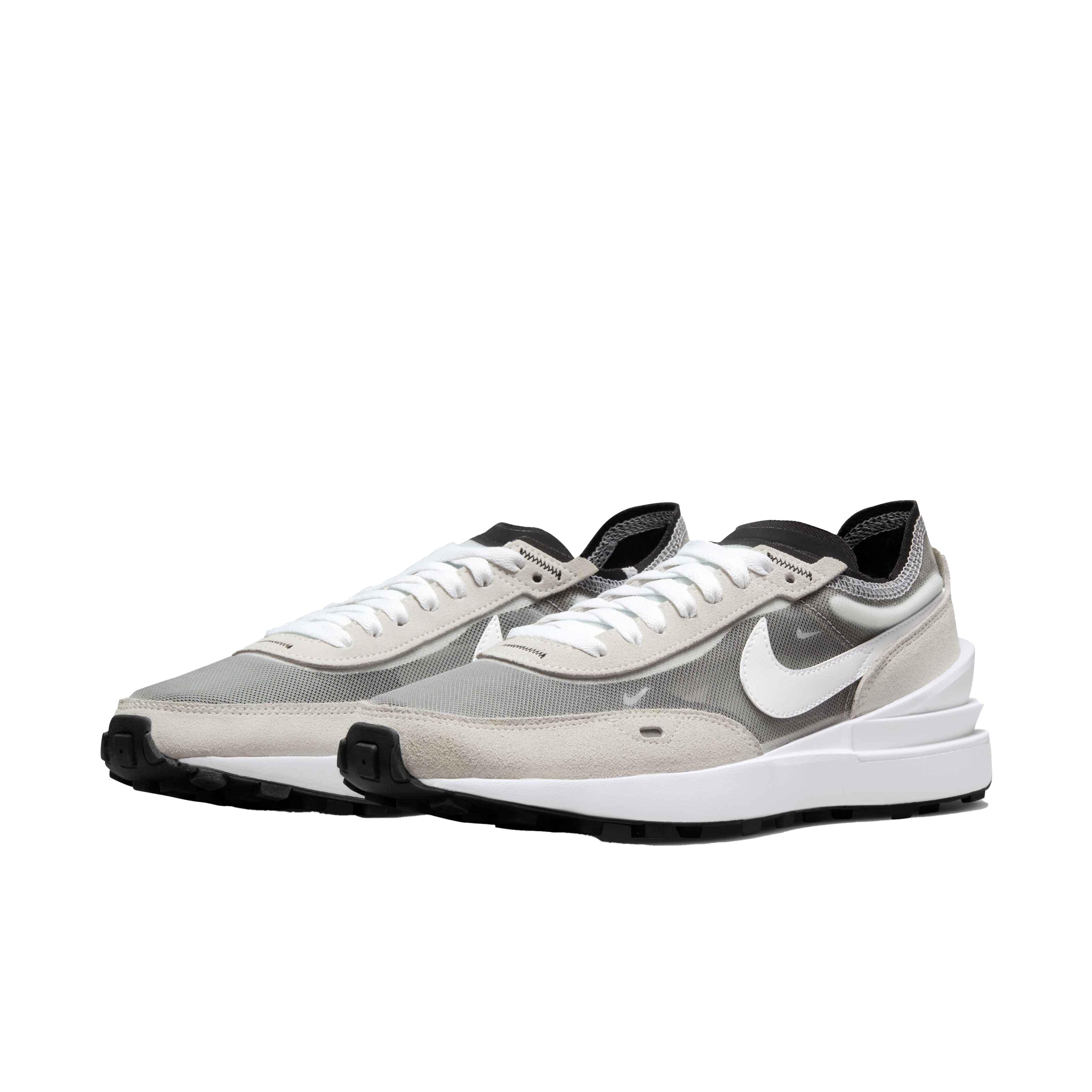 Nike Waffle One "Summit White/Black" Women's Shoe - WHITE Thumbnail View 4