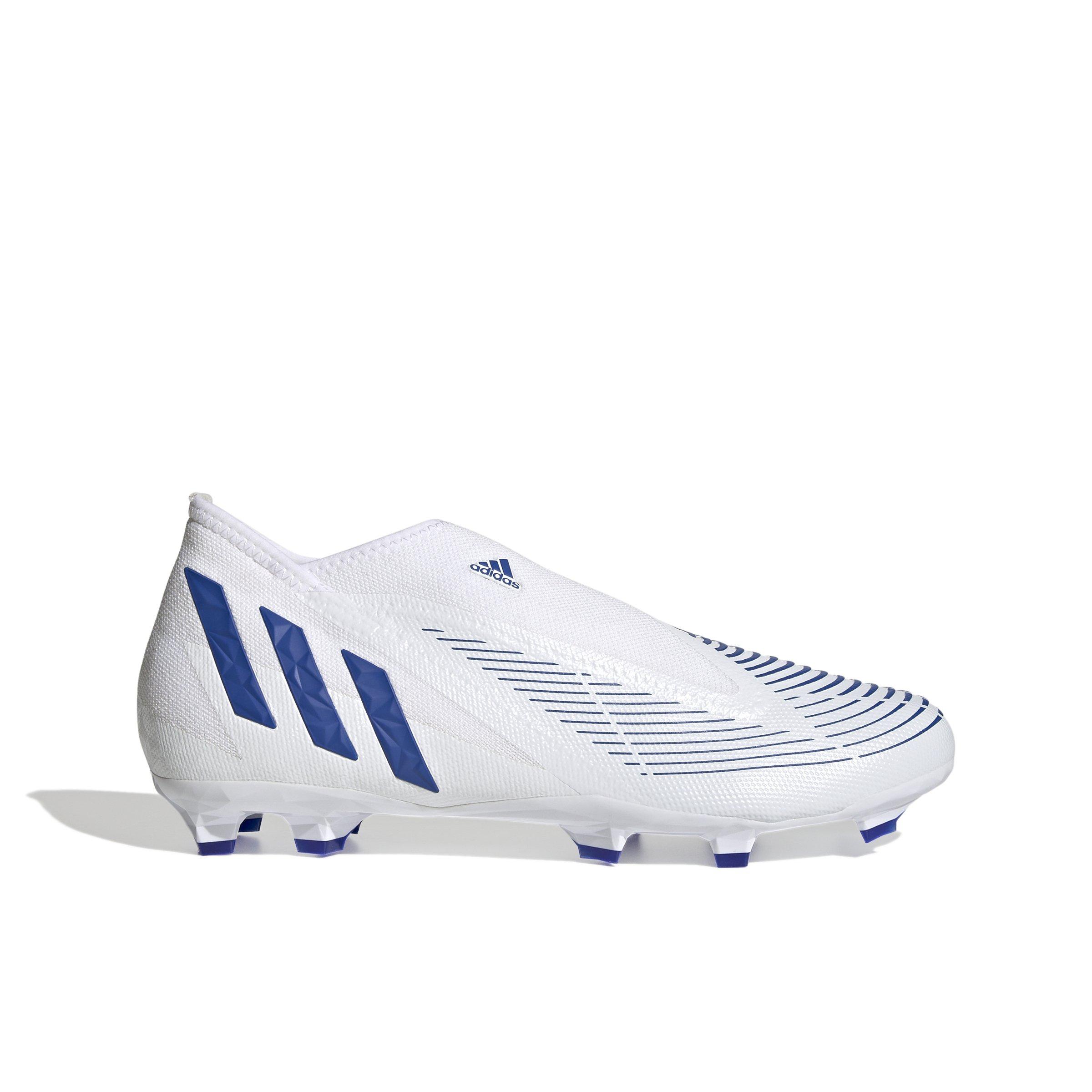 Adidas predator hot sale blue laceless