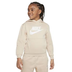 Nike Big Kids' Sportswear Club Fleece HBR Hoodie -Brown