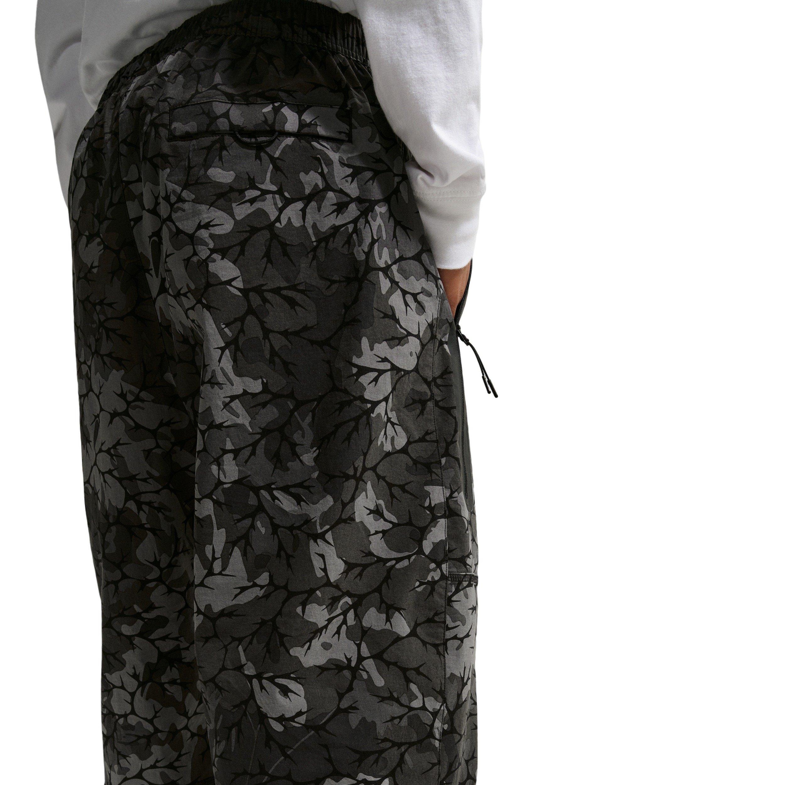 Nike Men's Tech Dri-FIT Woven AOP Pants - BLACK Thumbnail View 2