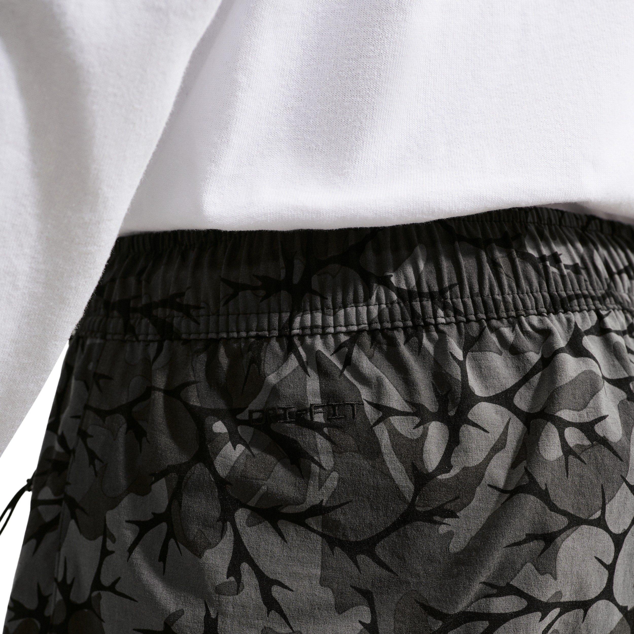 Nike Men's Tech Dri-FIT Woven AOP Pants - BLACK Thumbnail View 6