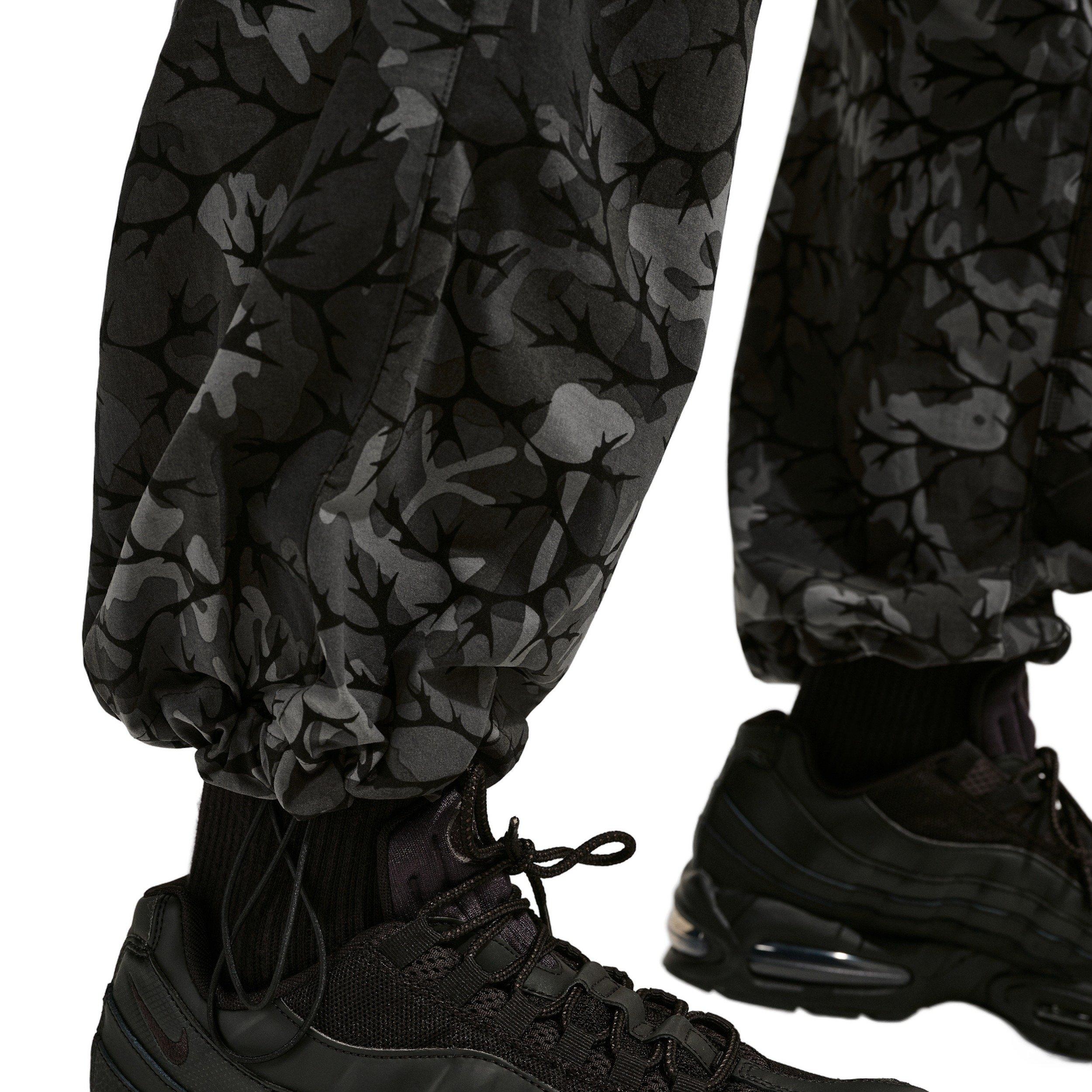 Nike Men's Tech Dri-FIT Woven AOP Pants - BLACK Thumbnail View 7