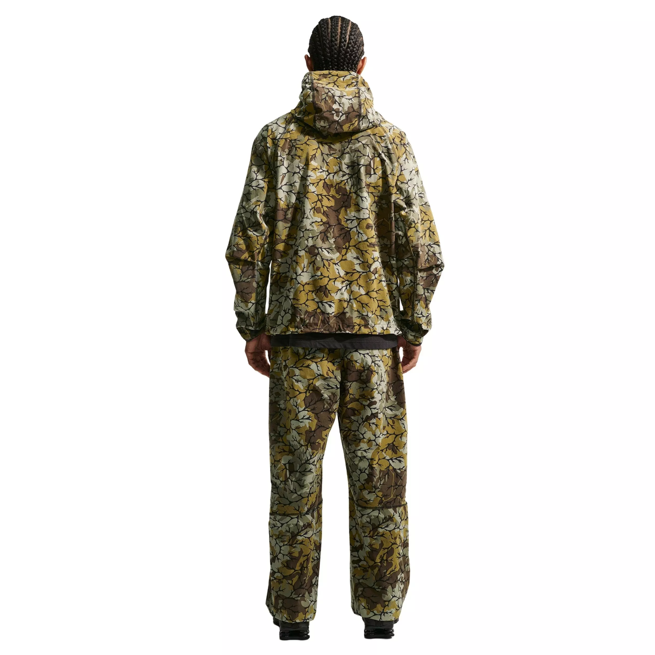 Nike Men's Tech Dri-FIT Woven AOP Pants - OLIVE/BLACK