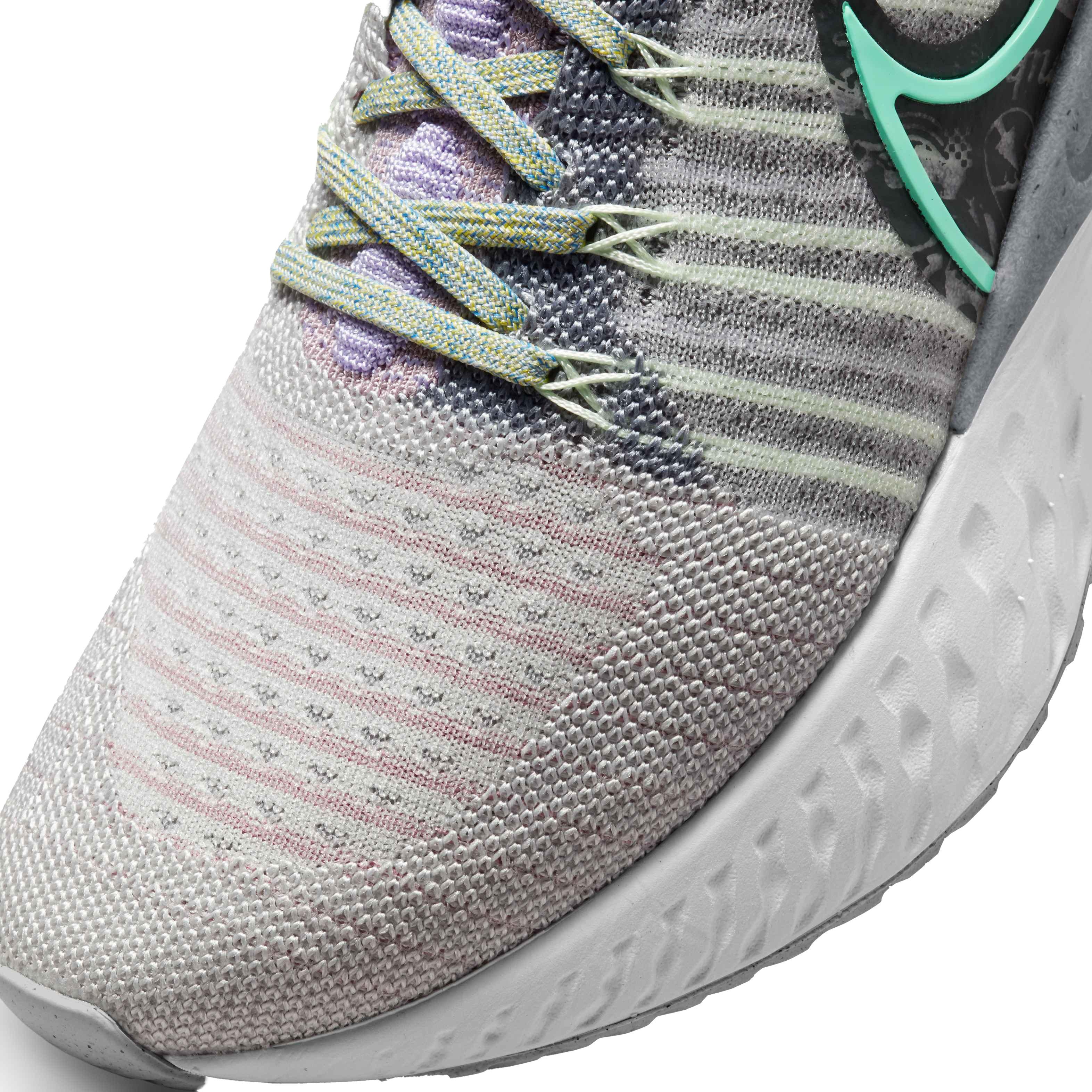 Nike React Infinity  2 "Violet Ash/Light Menta-Particle Grey" Women's Running Shoe - PURPLE Thumbnail View 7