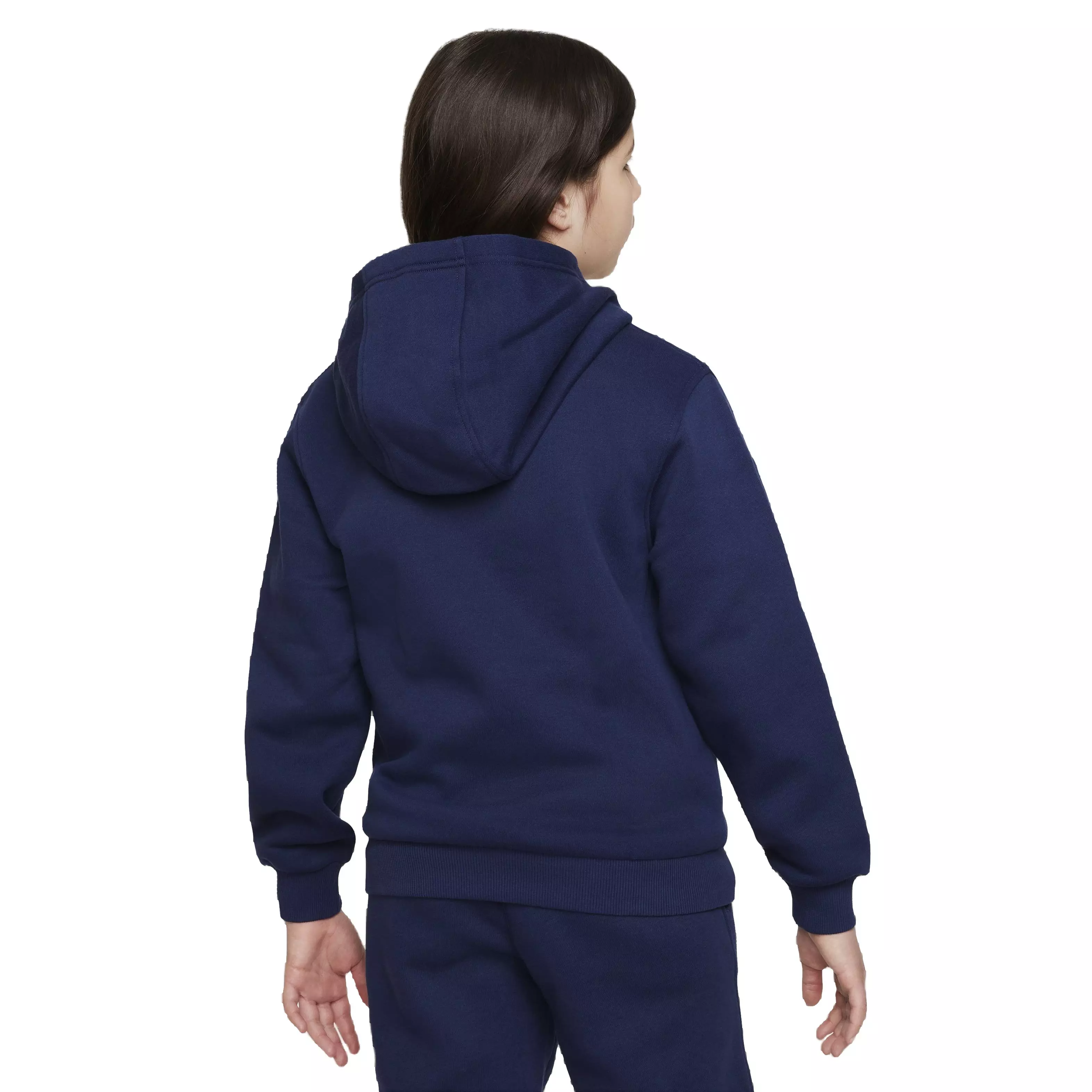 Nike Big Kids' Sportswear Club Fleece HBR Hoodie - Navy - NAVY