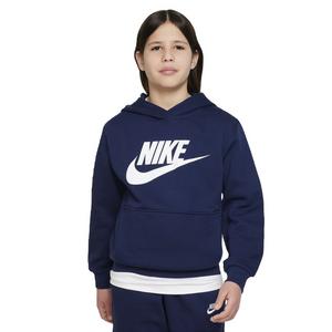 Nike Big Kids' Sportswear Club Fleece HBR Hoodie -Navy