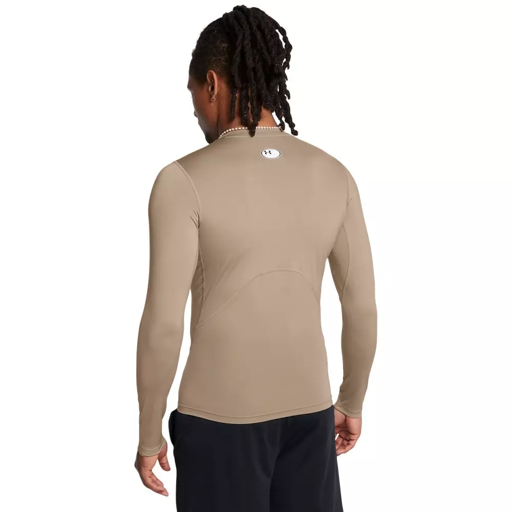 Under Amour Men's HeatGear Long Sleeve Top - TAN