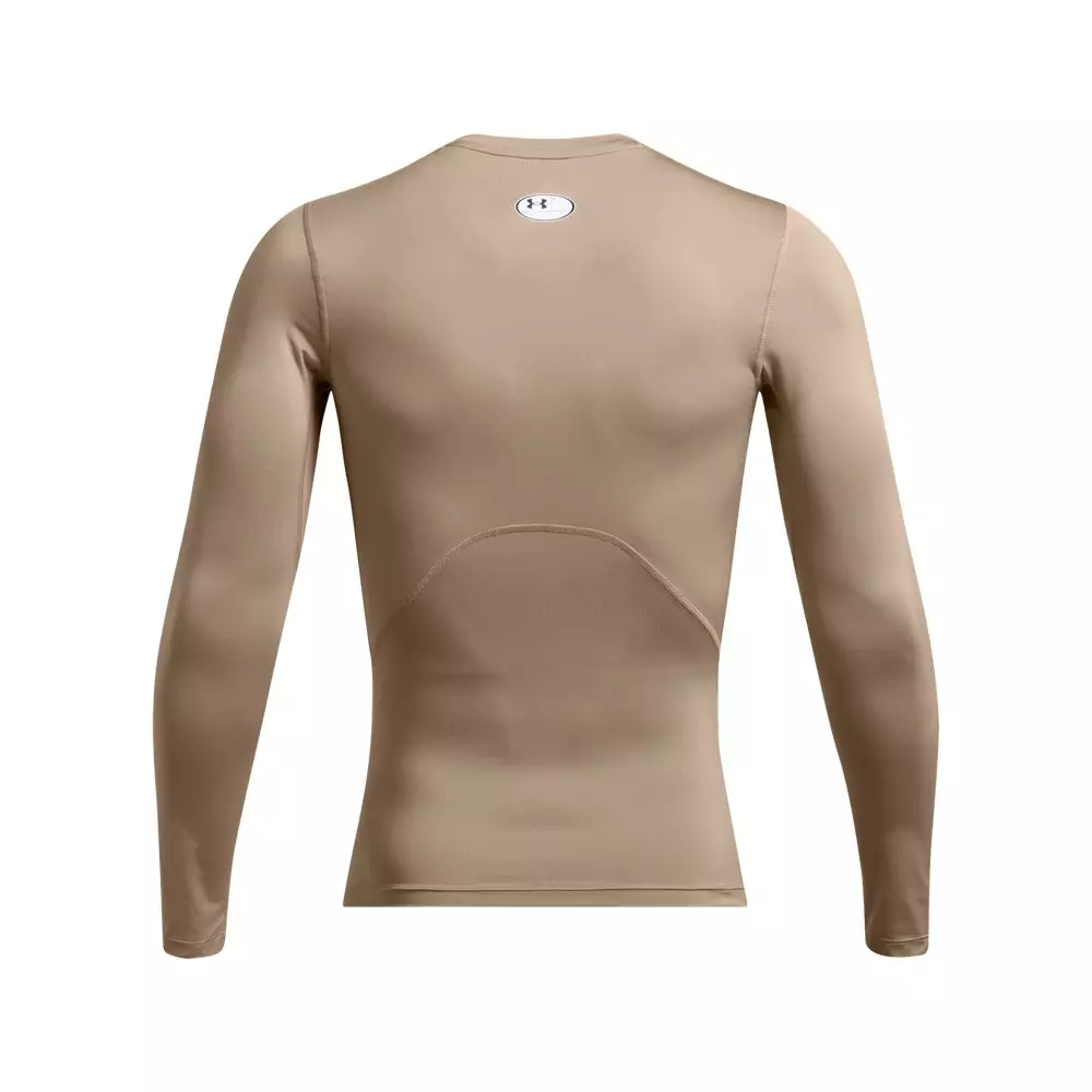 Under Amour Men's HeatGear Long Sleeve Top - TAN