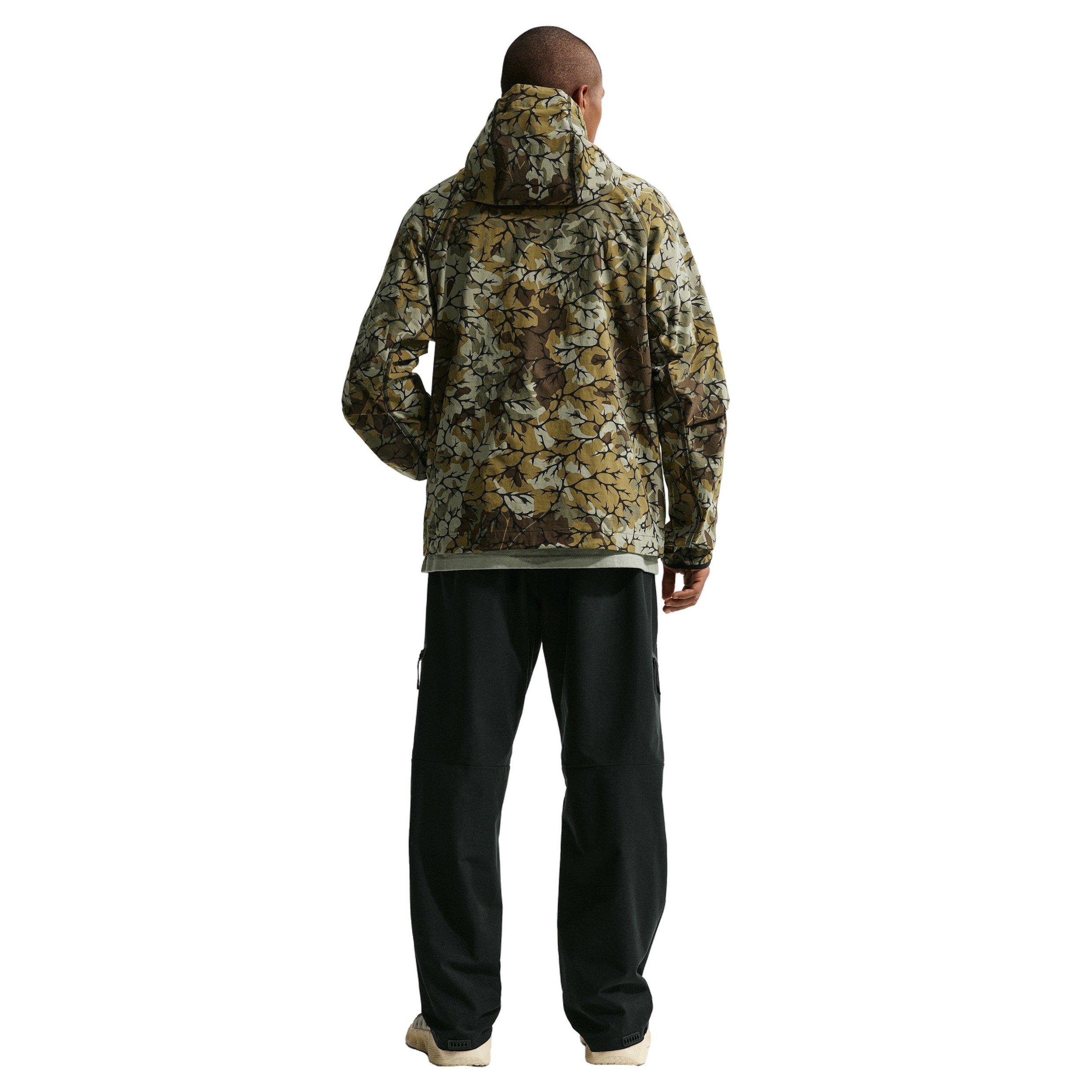 Nike Men's Tech Dri-FIT Woven Full-Zip AOP Windrunner Jacket - OLIVE Thumbnail View 5