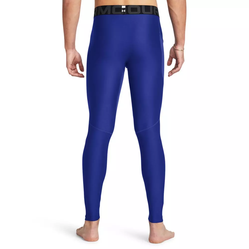 Under Armour Men's HeatGear Leggings - White - ROYAL