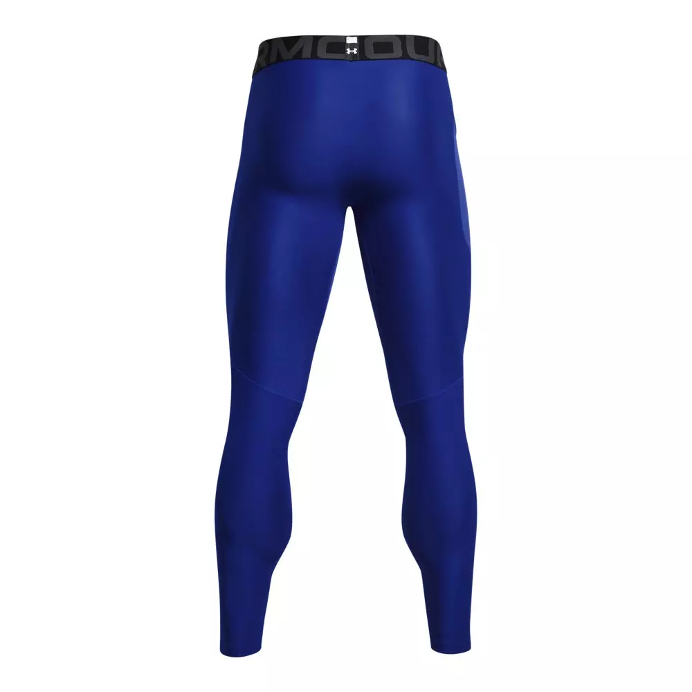 Under Armour Men's HeatGear Leggings - White - ROYAL