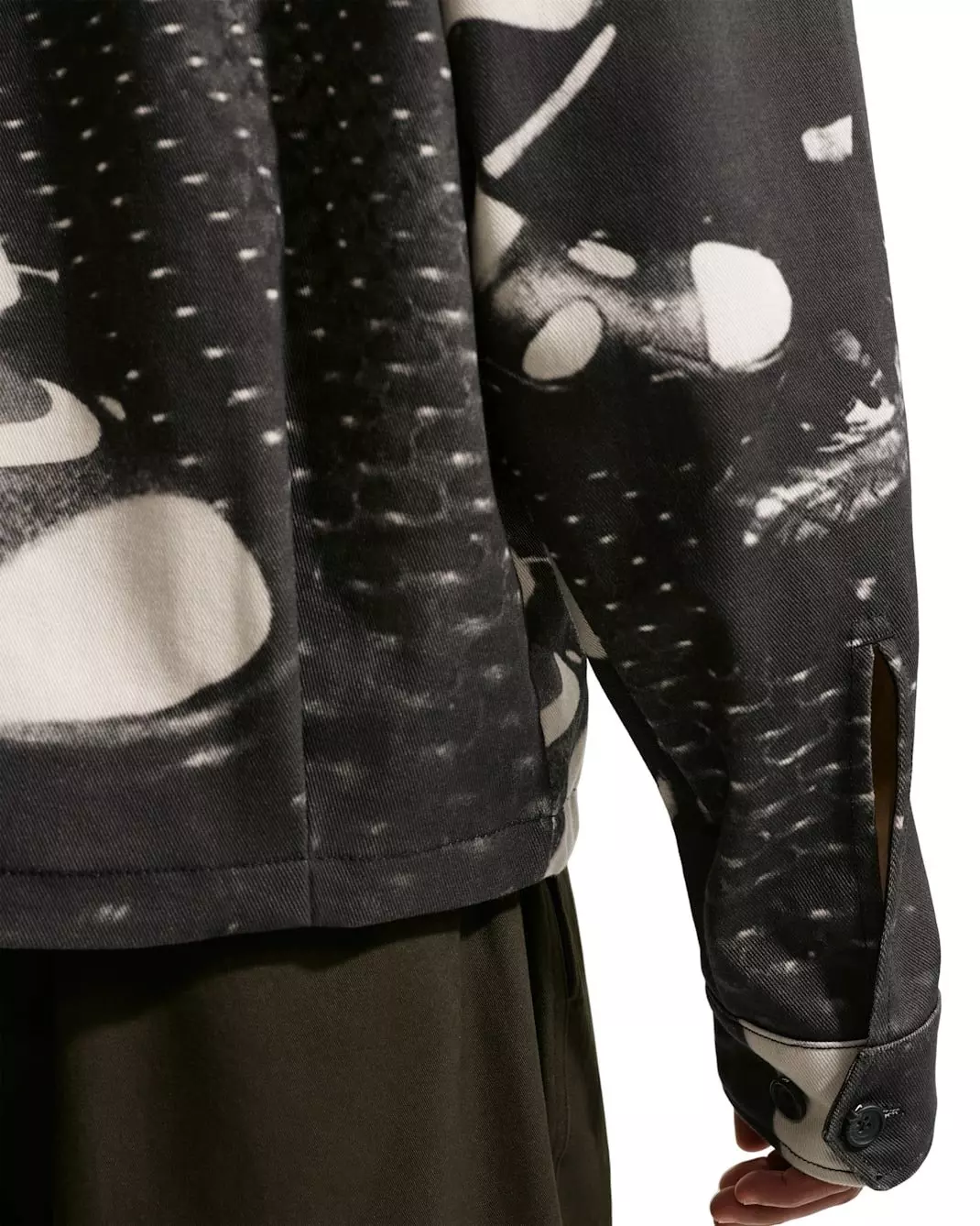 Nike Men's Life Field Sports Jacket -Black/White - BLACK/WHITE