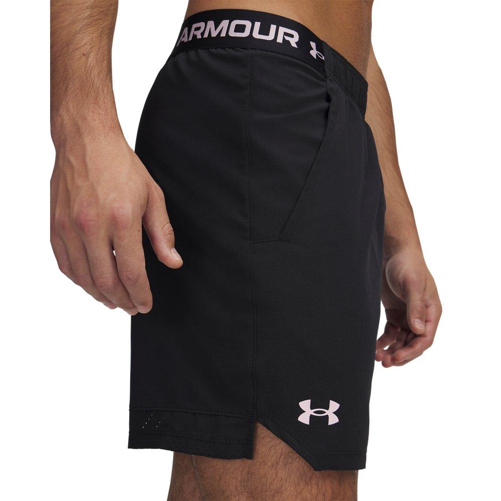 Under Armour Men's Vanish Woven 6" Shorts - BLACK/PINK Thumbnail View 3