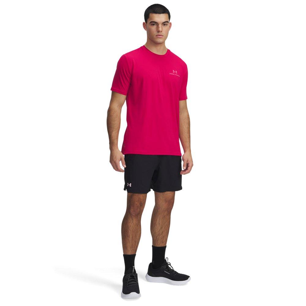 Under Armour Men's Vanish Woven 6" Shorts - BLACK/PINK Thumbnail View 4