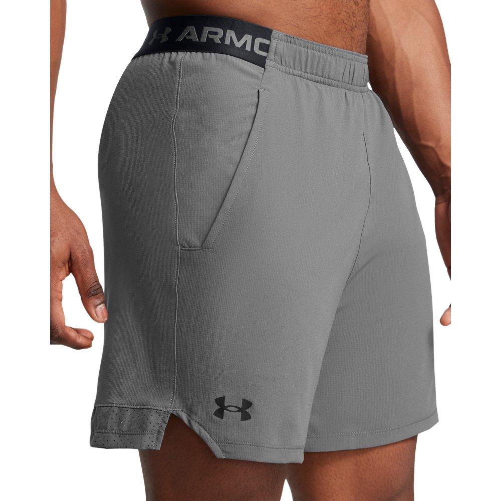 Under Armour Men's Vanish Woven 6" Shorts - DK GREY Thumbnail View 3