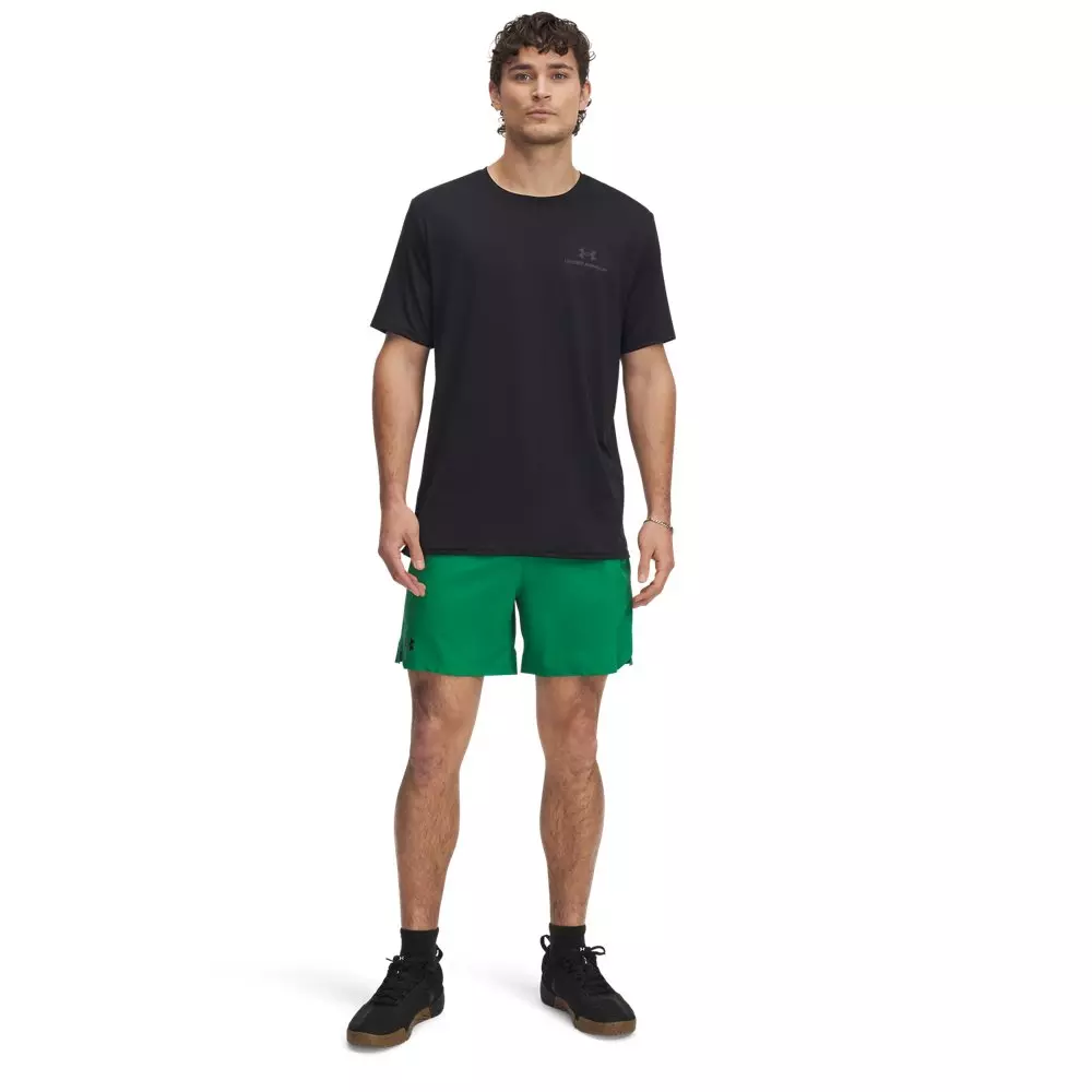 Under Armour Men's Vanish Woven 6" Shorts - Black - GREEN