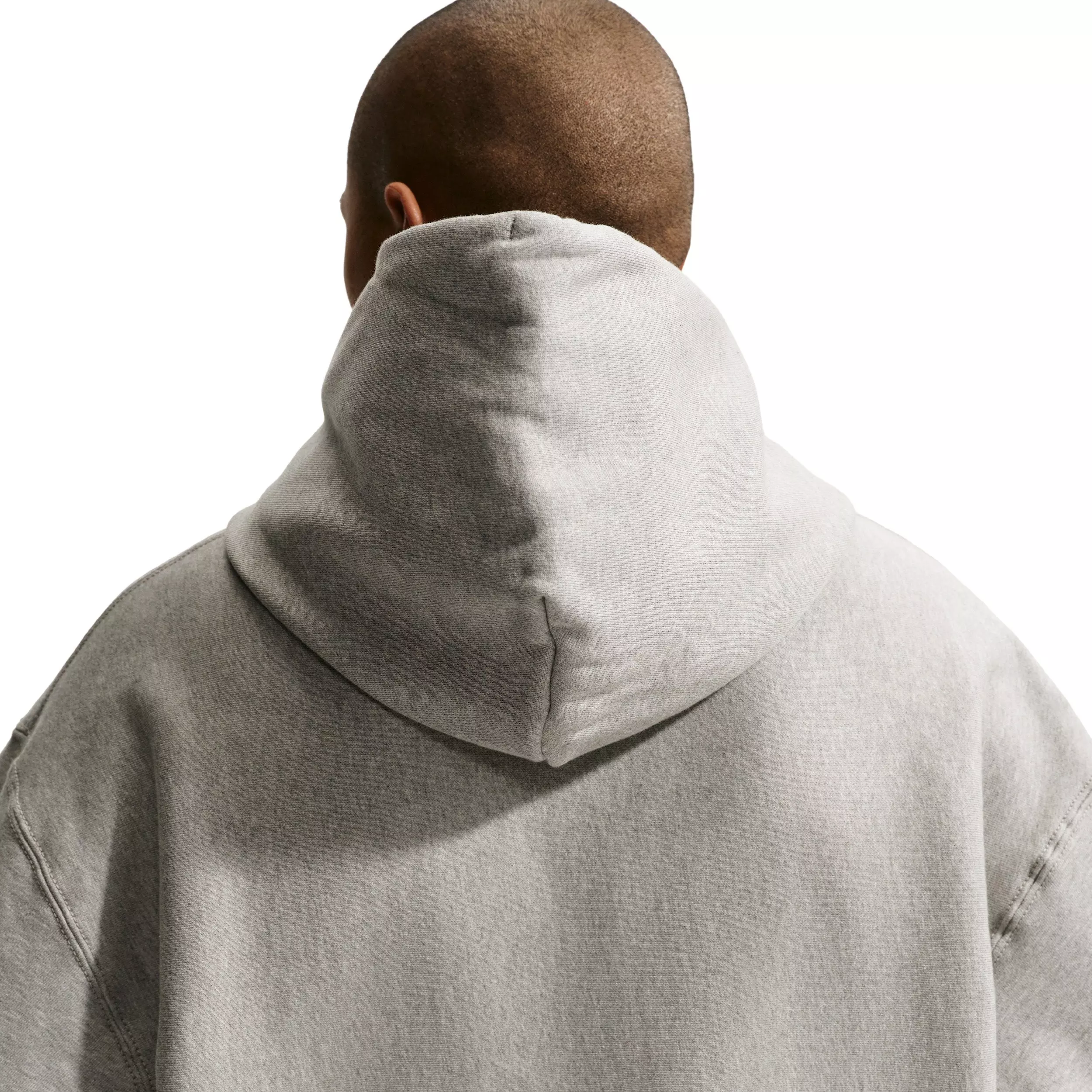 Nike Men's Solo Swoosh Fleece Pullover Hoodie - GREY