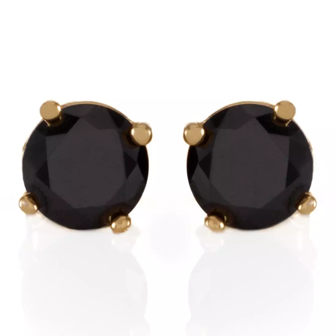 King Ice Onyx Brilliant-Cut Stud Earrings - ONYX