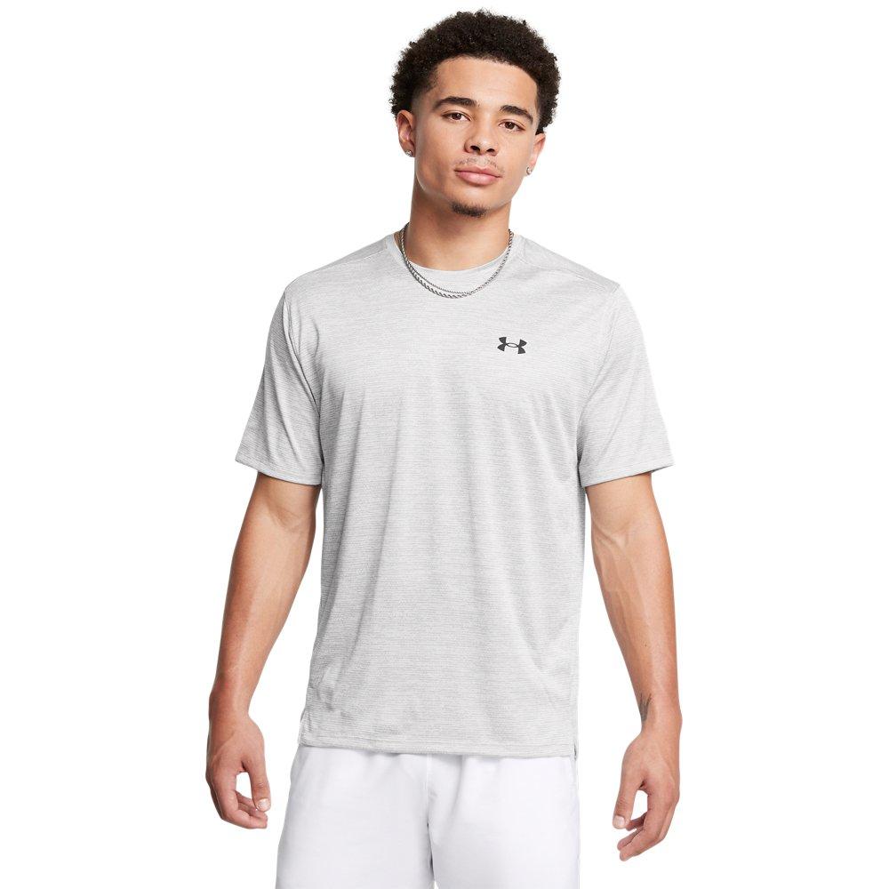 Under Armour Men's Tech Vent Short Sleeve Tee - LT GREY Thumbnail View 1