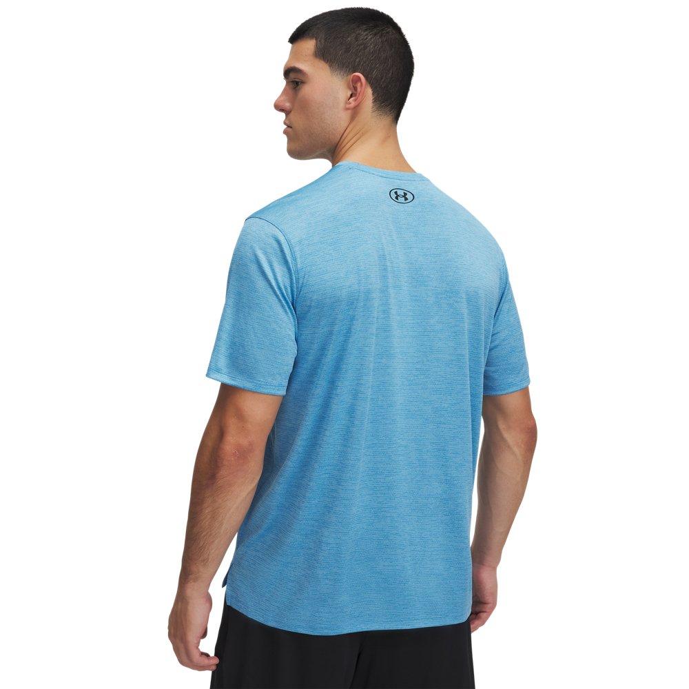 Under Armour Men's Tech Vent Short Sleeve Tee - BLUE Thumbnail View 2