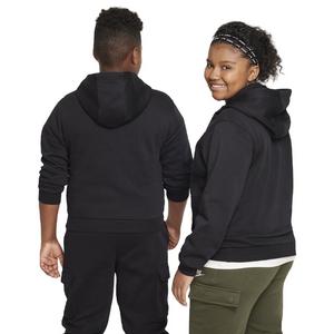 Nike Big Kids' Sportswear HBR Club Fleece Hoodie -Black