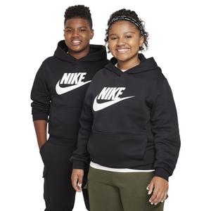 Nike Big Kids' Sportswear HBR Club Fleece Hoodie -Black