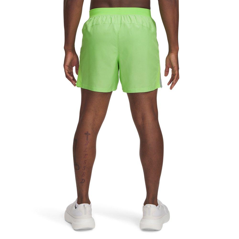 Under Armour Men's Launch 5" Shorts - GREEN Thumbnail View 2