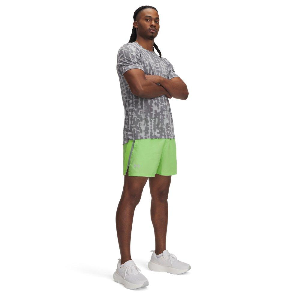 Under Armour Men's Launch 5" Shorts - GREEN Thumbnail View 3