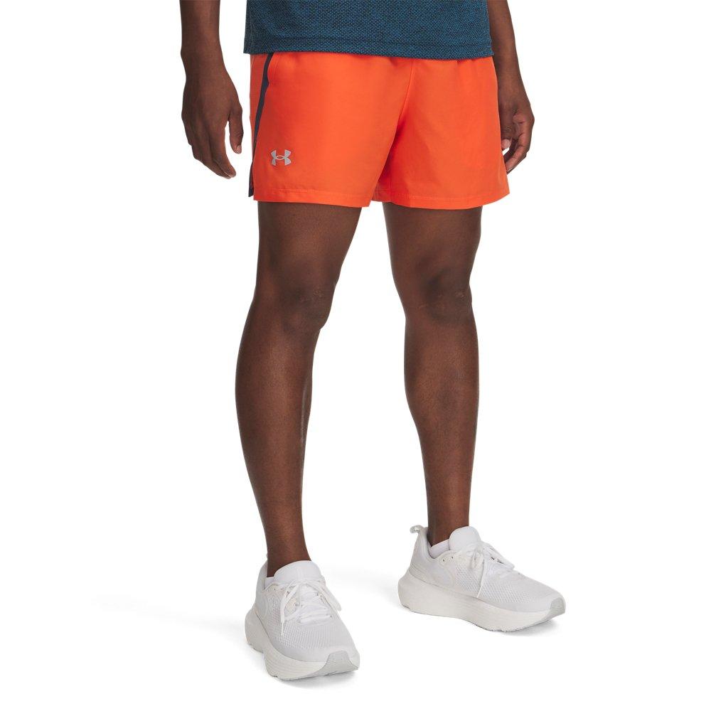 Under Armour Men's Launch 5" Shorts - RED/GREY Thumbnail View 1