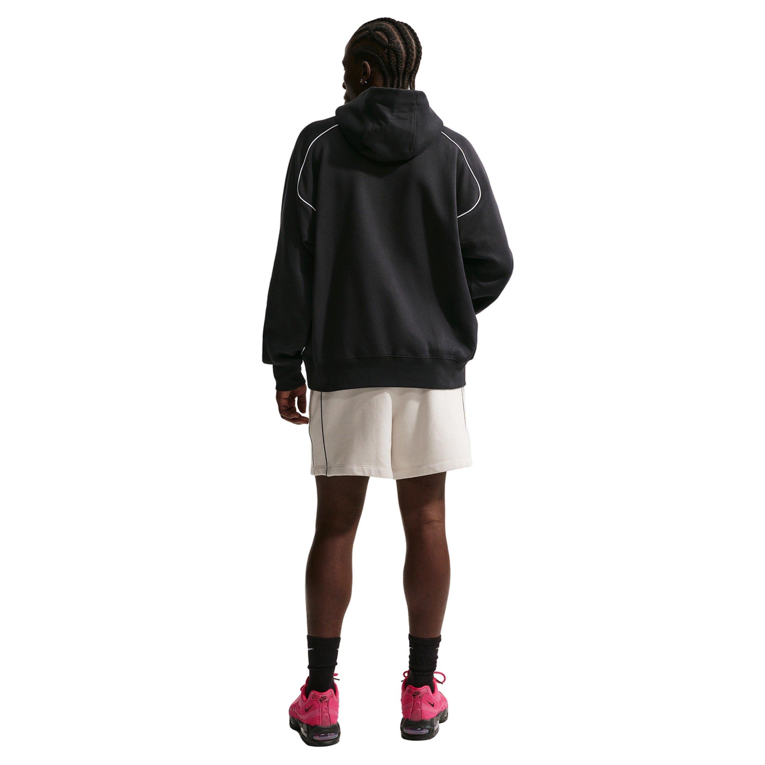 Nike Air Men's Fleece Pullover Hoodie - BLACK Thumbnail View 5