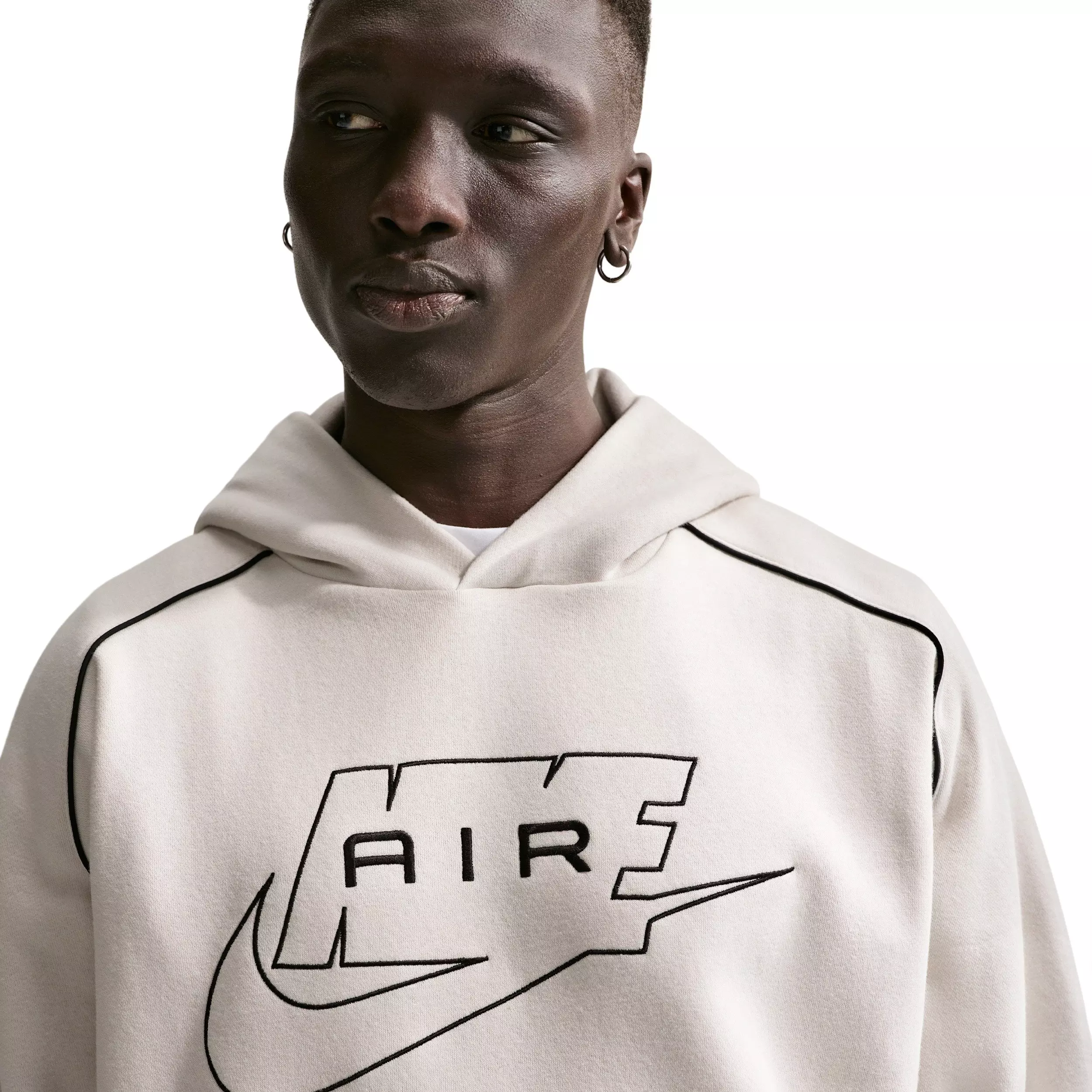 Nike Air Men's Fleece Pullover Hoodie - GREY