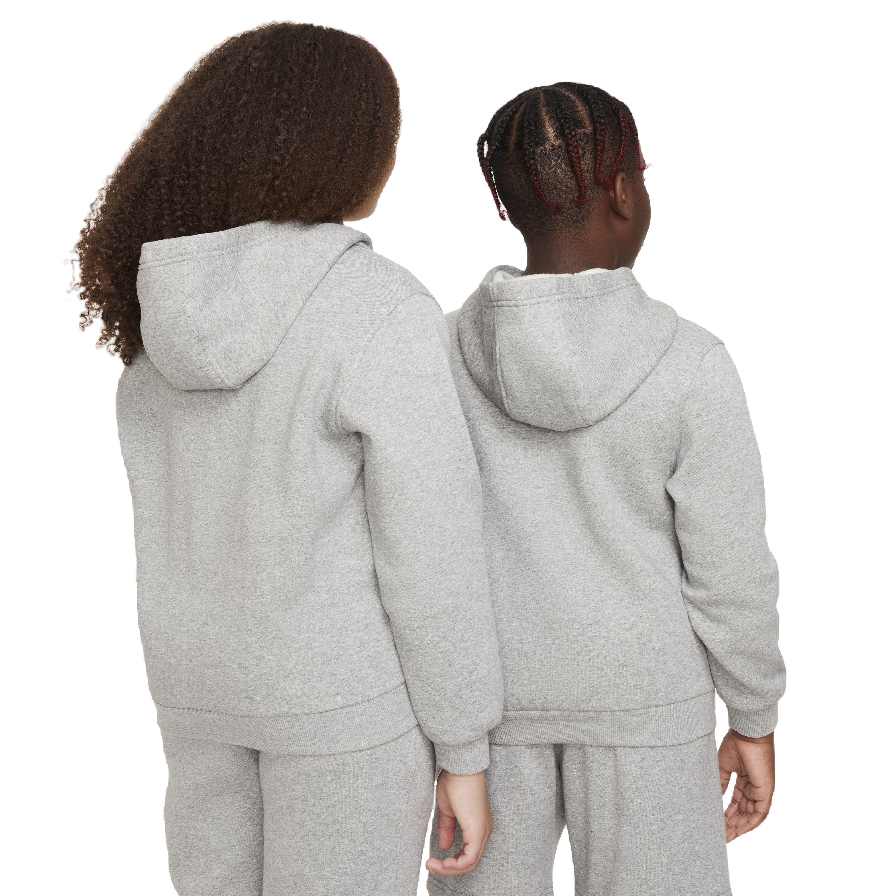 Nike Sportswear HBR Club Fleece​ Big Kids' Grey Hoodie