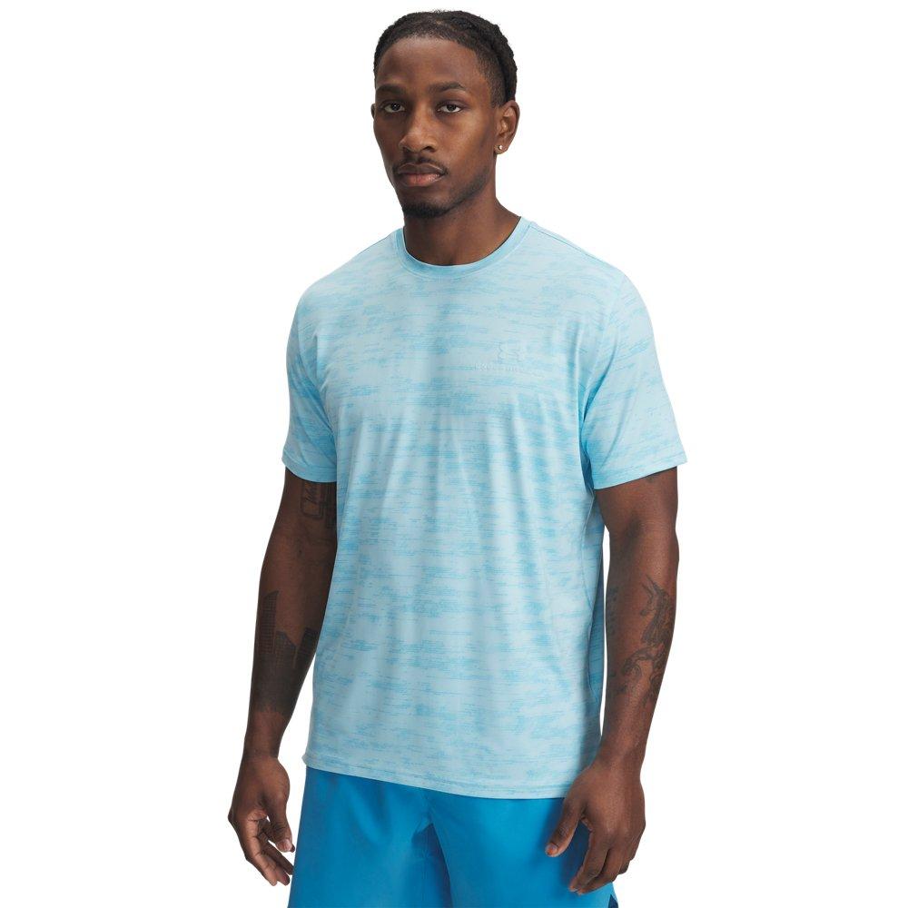 Under Armour Men's Vanish Energy Printed Short Sleeve Tee - BLUE Thumbnail View 1