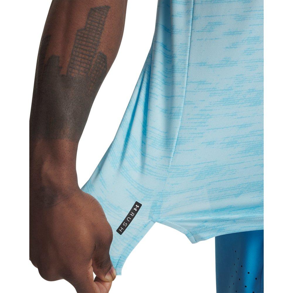 Under Armour Men's Vanish Energy Printed Short Sleeve Tee - BLUE Thumbnail View 3