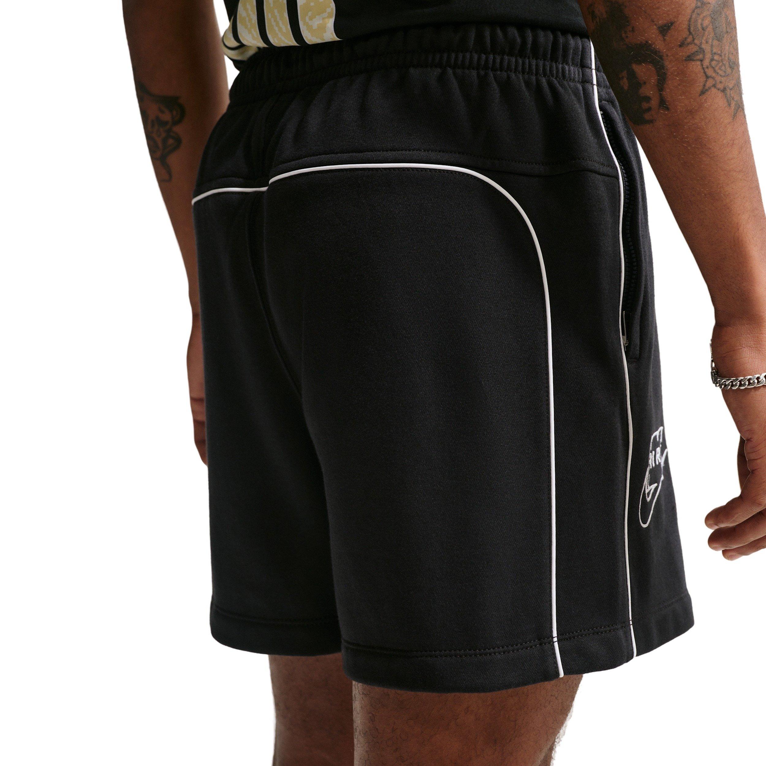Nike Air Men's BB Fleece Shorts - Black - BLACK Thumbnail View 2