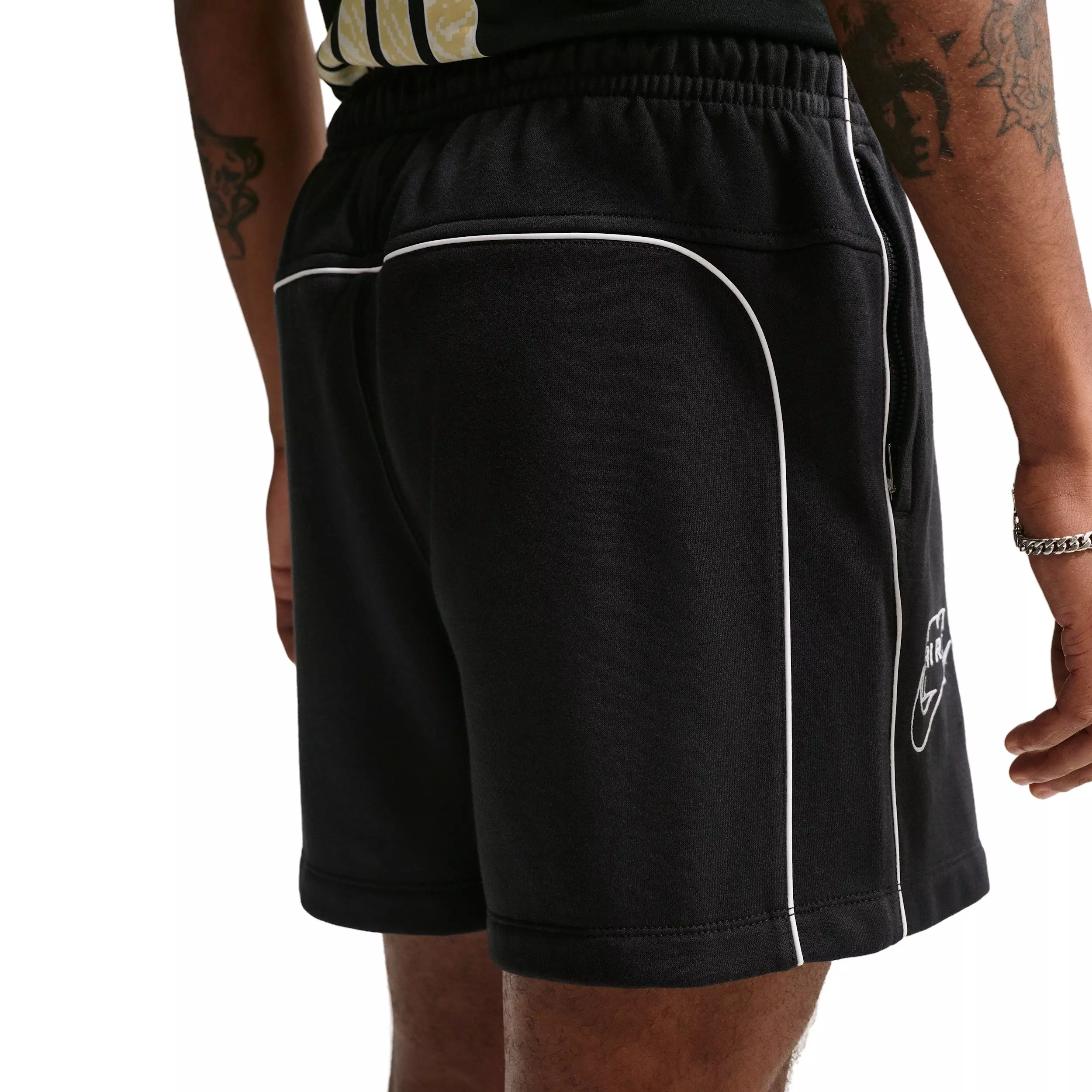 Nike Air Men's BB Fleece Shorts - Black - BLACK